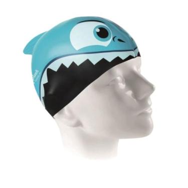 Imagem de Touca de Natação Speedo Shark KidSplash Azul