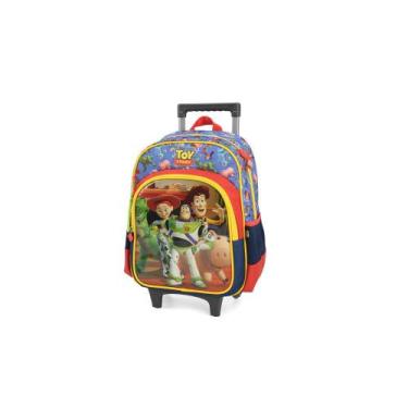 Imagem de Mochila Rodinha Escolar Toy Story Luxcel, Azul