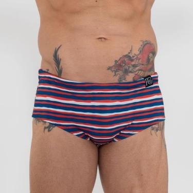 Imagem de Sunga Slip Slim Listrado - Fill&co