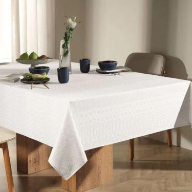 Imagem de Toalha de Mesa Sempre Limpa Artemis 1,60x2,20 Branco 01 - Karsten, Úni