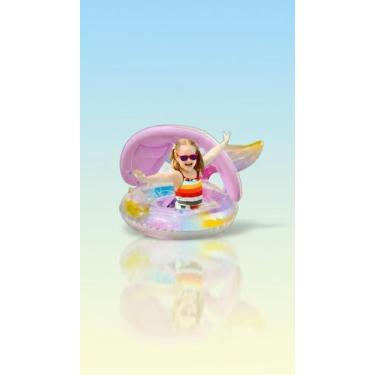 Imagem de Boia Infantil Sereia com Proteção Solar - Congratulations Store