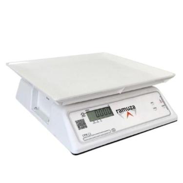 Imagem de Balança DPRB CL 15Kg x 5g Pesadora Cristal com Prato Bandeja e Bateria