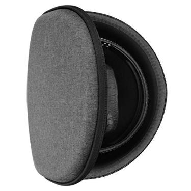 Imagem de Geekria Capa protetora para fones de ouvido compatível com Sennheiser HD 450BT, Momentum 3, Momentum 2, HD 4.50, bolsa de transporte de viagem de capa dura de substituição com armazenamento de cabo (cinza escuro)