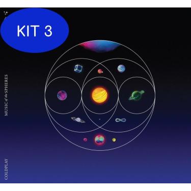 Imagem de Kit 3 Cd Coldplay - Music Of The Spheres