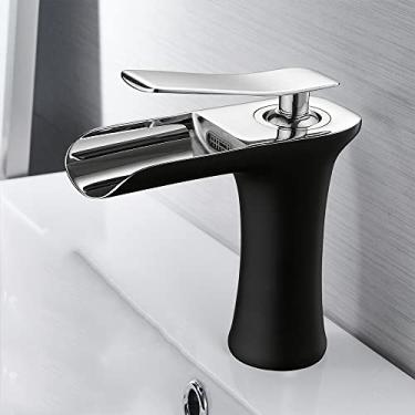 Imagem de Torneiras de bacia Torneira de banheiro Cachoeira de manípulo único misturador de bacia Torneira de banho Torneira antiga de bronze pia de água guindaste de prata, 14, china