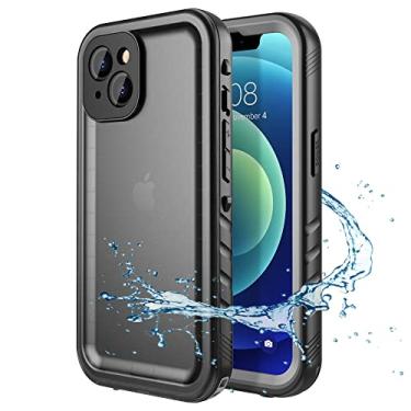 Imagem de para capa impermeável para iphone 14 13 12 11 pro max plus se3 totalmente selado mergulho natação esporte capa à prova de água à prova de choque, preto, para iphone se3 2022