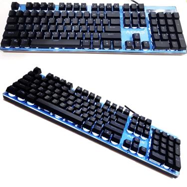 Imagem de Teclado Gamer Mecânico Iluminação De Fundo Usb Super Potente M500