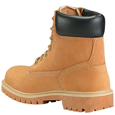 Imagem de Timberland PRO womens Direct Attach 6 Inch Steel Safety Toe Insulated Waterproof Industrial Work Boot, Wheat Nubuck, 5 US