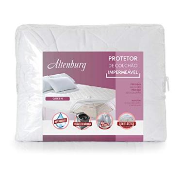 Imagem de Protetor de Colchão Cotelen com Elástico Impermeável - Queen Altenburg Cotelen Branco Q...