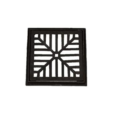 Imagem de Ralo Com Caixilho de Ferro Fundido Captação Esgoto 35x35cm