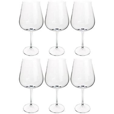 Imagem de Conjunto de Taças para Água Bohemia Ardea 670 ml em Cristal Ecológico - 6 Peças