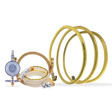 Imagem de Kit 8m Tubo Pex Gás Multicamadas 16mm + Registro Completo