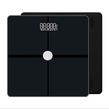 Imagem de balança eletrônica tapete inteligente gordura corporal em repouso medição de precisão da freqüência cardíaca