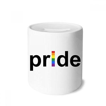 Imagem de DIYthinker LGBT Caixa Dinheiro Gay Lésbica Transgênero Dinheiro Caixa de Cerâmica Porta-Moedas Presente