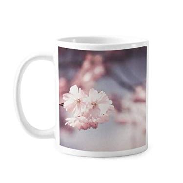 Imagem de Rosa branco Dim Flowers Art Deco Caneca moderna de cerâmica café xícara de porcelana louça