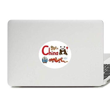 Imagem de Adesivo de notebook com símbolo nacional da China com emblema de vinil para laptop