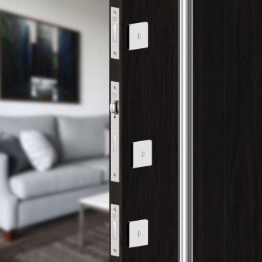 Imagem de Fechadura 3f Rolete Kit Tetra Roseta Quadrada