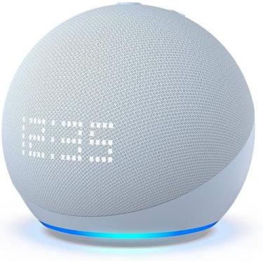 Imagem de Echo Dot 5ª Geração Com Relógio - Smart Speaker Com Alexa - Display De