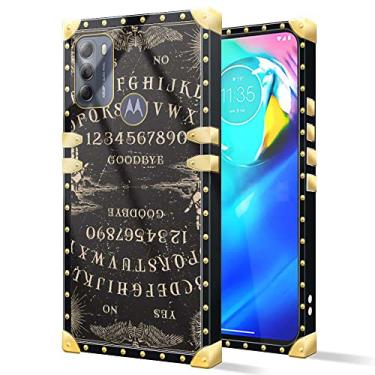 Imagem de DAIZAG Capa compatível com Moto G Power 2022, B Witchy Ouija Board Case Luxury Elegant Women Girls Metal Decoration Corner Classic Retro Soft TPU Case para Moto G Pure