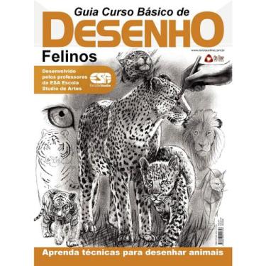 Imagem de Guia Curso Básico De Desenho: Felino - Editora Online