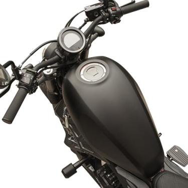 Imagem de Capa de tanque de combustível de motocicleta para Rebel CMX 500 300 250 CMX500 CMX300 CMX250 2017-2026 protetor de carenagem de gás de óleo, preto fosco