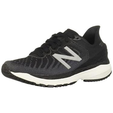 Imagem de New Balance Kid's Fresh Foam 860 V11 Running Shoe, Black/White, 11.5 M US Little Kid
