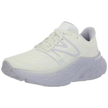 Imagem de New Balance Fresh Foam X More V4 Tênis de corrida feminino, Sal marinho/violeta cinza, 42