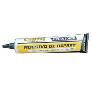 Imagem de Cola Adesivo Reparo Contato Preto Alto Falante 75G Ciabond