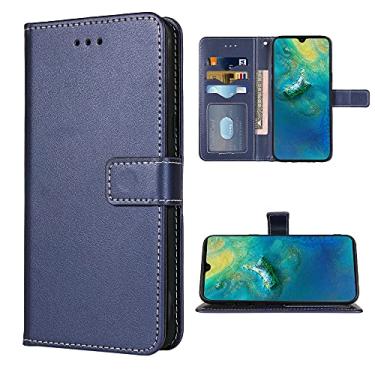 Imagem de FDCWTSH Compatível com Huawei Mate 20 capa carteira alça de pulso cordão couro flip capa suporte suporte acessórios de celular fólio capas de telefone para Huwai Hwauei Havaí Mate20 P20 mulheres