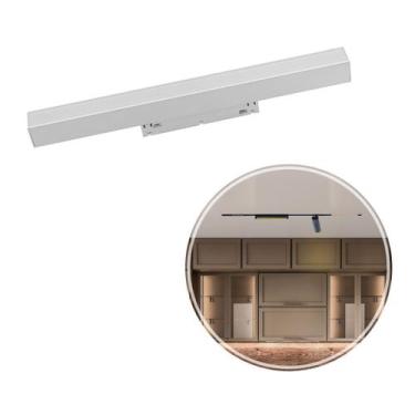 Imagem de  Luminária Difusa Linear 12W BR C. Sup P/ Trilho Mag. DS9956 Delis ST2
