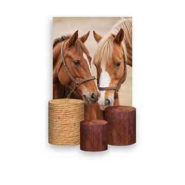 Imagem de Painel De Festa Vertical 1,50 x 2,20 + Trio De Capas Cilindro - Countr