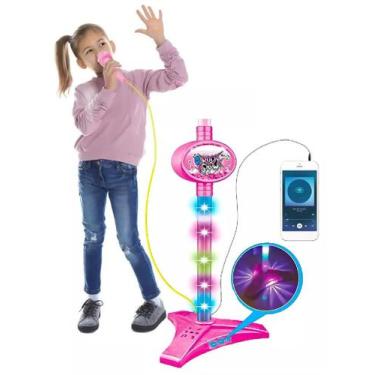 Imagem de Microfone Com Pedestal Karaokê Rock Show DMT5898 Dm Toys