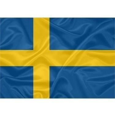 Imagem de Bandeira da Suécia 1,50x0,90m Copa do Mundo Feminino - WCAN