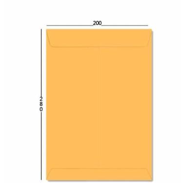 Imagem de Envelope kraft ouro 200x280mm 80g 2728 / 250un / foroni