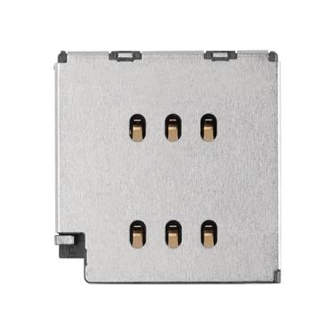 Imagem de Risidamoy Substituição de leitor de cartão SIM único para iPhone 11 Pro Max adaptador de slot de cartão SIM para iPhone 11 Pro Mobile Phone versão EUA reparo peças de substituição para A2218 A2220