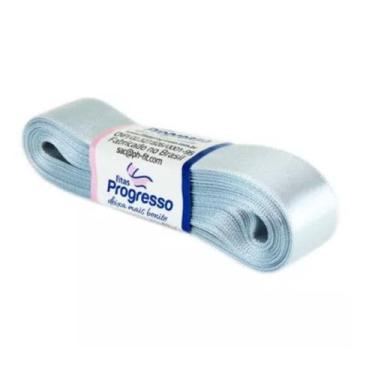 Imagem de Fita de Cetim Progresso 22mm nº5 - 10m Cor 084 Prata - 01 unidade - Fi