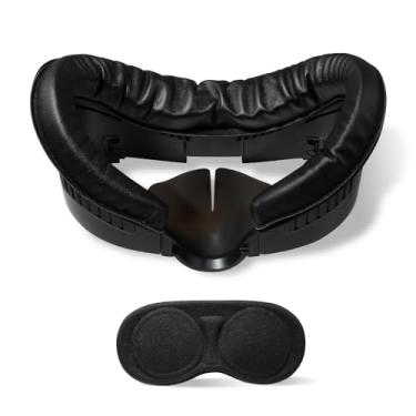 Imagem de SARLAR VR Facial Interface and Foam Face Pad Cushion and Lens Cover Set Compatible with Oculus Meta Quest 3, Removable Frame and Anti-Leakage Nose Pad Accessories for Clean and Comfort in VR