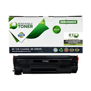 Imagem de Cartucho de toner reutilizável compatível com MICR de substituição para HP CF283A 83A Laserjet Pro MFP M125 M127fn M127fw...