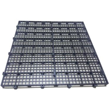 Imagem de Kit 30 Pisos Plástico Preto Estrado Pallet Palete 50X25Cm