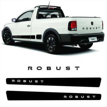 Imagem de Adesivos Saveiro Robust 2024 Faixa Lateral E Traseira - Resitank