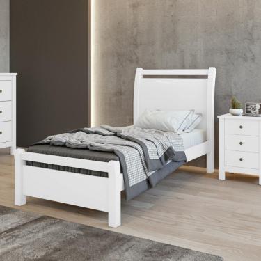 Imagem de Cama Solteiro 90cm Reali Lopas - Branco