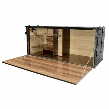 Imagem de Caixa Cozinha Caminhão 155x69x64cm Geladeira 2 Anda. Premium - PC Cozi