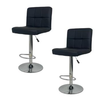 Imagem de Oficial Webshop - Banqueta Gomos Comfort Estofada Giratória Altura Regulável -