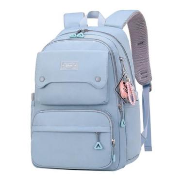 Imagem de Mochila JiaYou Teen Girls Casual School Travel 26L azul