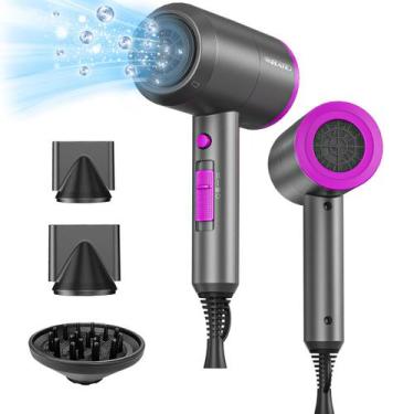 Imagem de Secador de cabelo SHRATE Lightweight Ionic 1800W com difusor