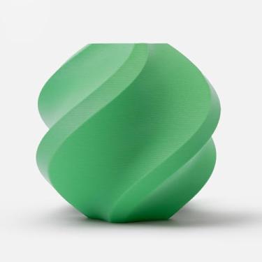 Imagem de 3DTOOLS Refil de filamento fosco PLA de bambu de 1,75 mm, alta dureza, alta velocidade e fácil impressão, ecológico com RFID para Bambu Lab A1, A1MINI, X1, P1 AMS 1KG +/- 0,03 mm (sem carretel) verde