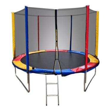 Imagem de Cama Elástica Premium Infantil 2,44m – Alta Performance Segurança Total e Design Sofisticado