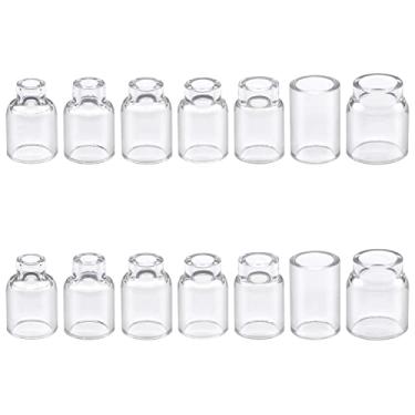 Imagem de Copos de vidro Pyrex para soldagem TIG 4#~12# para tocha de soldagem TIG WP-9/17/18/20/25/26