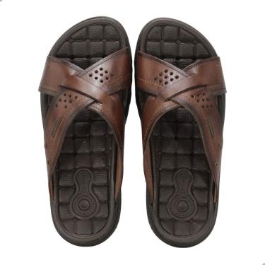 Imagem de Chinelo Couro Pegada Anilina Pinhao