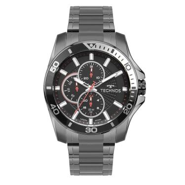 Imagem de Relógio Technos Masculino Racer Grafite - 6p27duw-1p Relógio Technos Masculino Racer Pr...